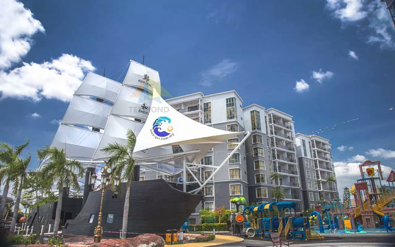 Malaysia Zheng He Malacca Resort ETFE membrane structure