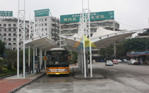 Foshan bus station membrane structure