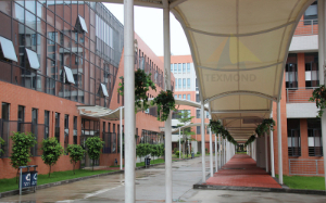 Guangzhou Huanggang secondary school corridor membrane structure