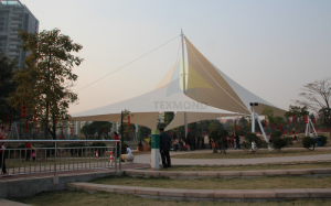 Guangzhou Jinshazhou Sports Square membrane structure