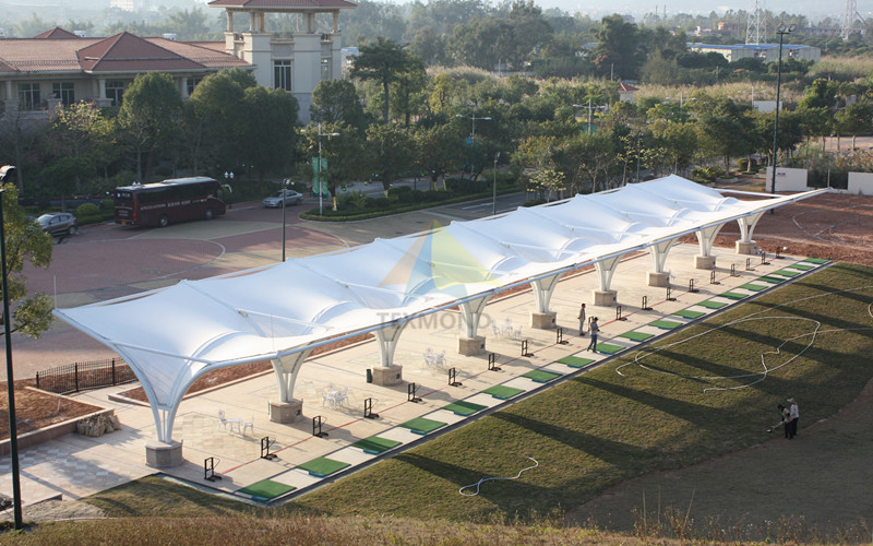 Conghua International Golf strike pad membrane structure